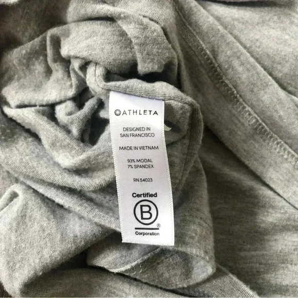 Athleta Women’s XS Grey Maxi Dress Straight Fit w/Low-Cut Back - Picture 5 of 10